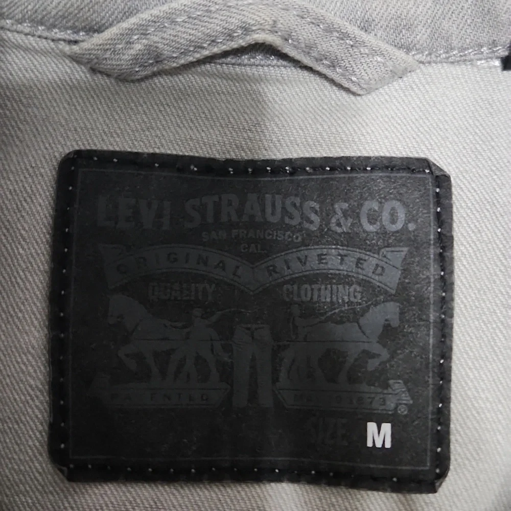 Levi's Men's Light Gray Shirt Jacket - Picture 2 of 9